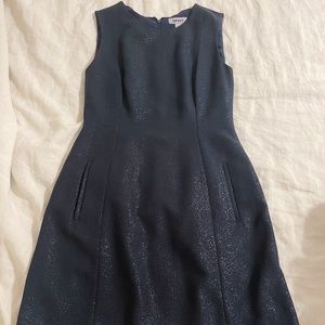 DKNY Blue/Black Cocktail Dress